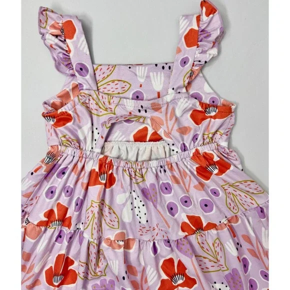 Do Your Thing Spring Ruffle Maxi Dress by Mila & Rose Size 2T Toddler Floral 65 - Picture 2 of 9